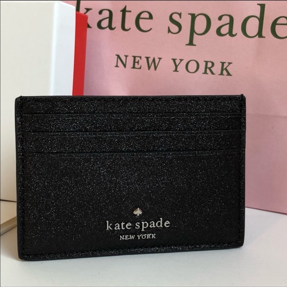 Kate Spade Joeley Glitter Slim CardHolder Gift Box - Picture 3 of 8